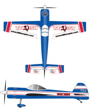 Bill Hempel Yak 55 - blue 1 Graphic Package